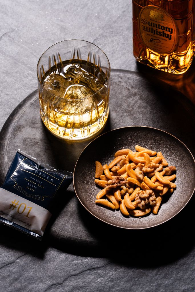 ウイスキーと柿の種